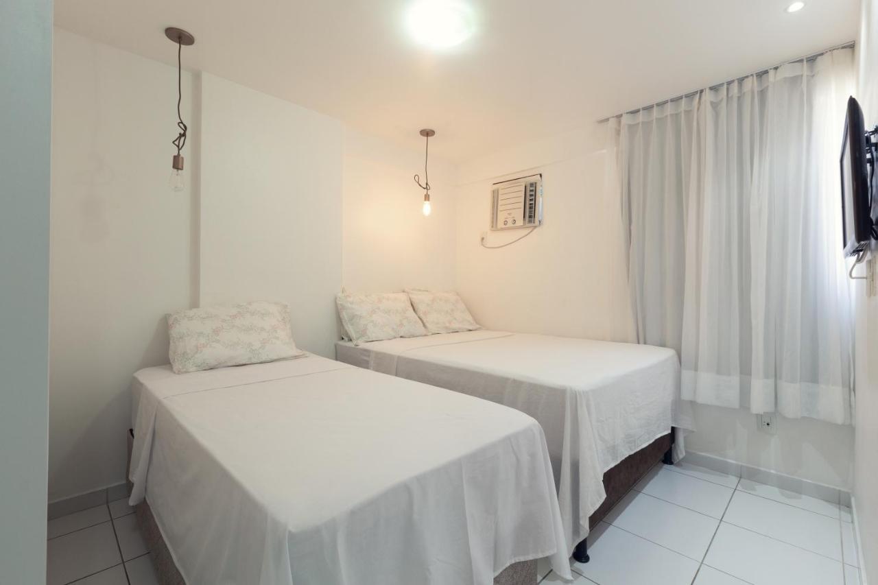 Flat quarto e sala c/ vista mar espetacular Appartamento Maceió Esterno foto