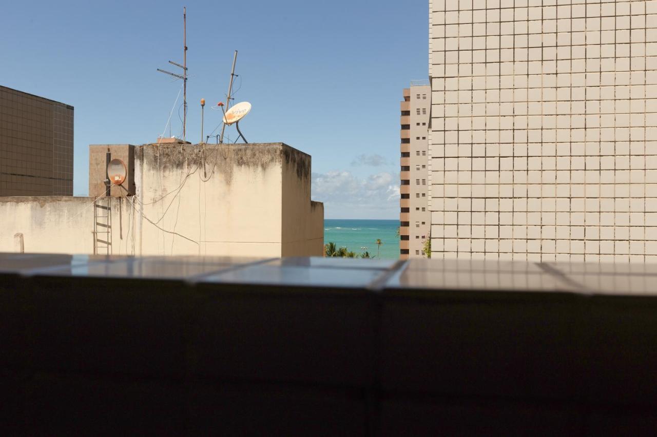 Flat quarto e sala c/ vista mar espetacular Appartamento Maceió Esterno foto