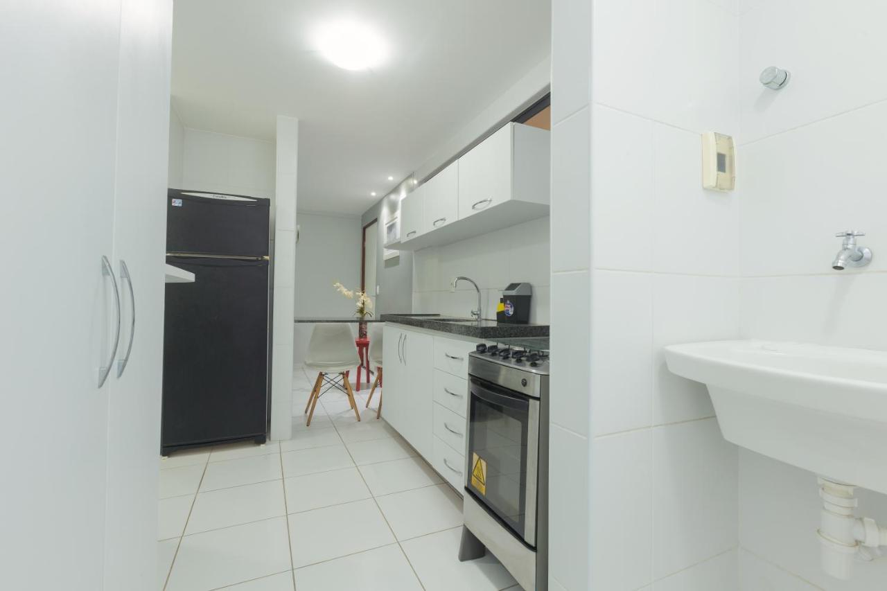 Flat quarto e sala c/ vista mar espetacular Appartamento Maceió Esterno foto