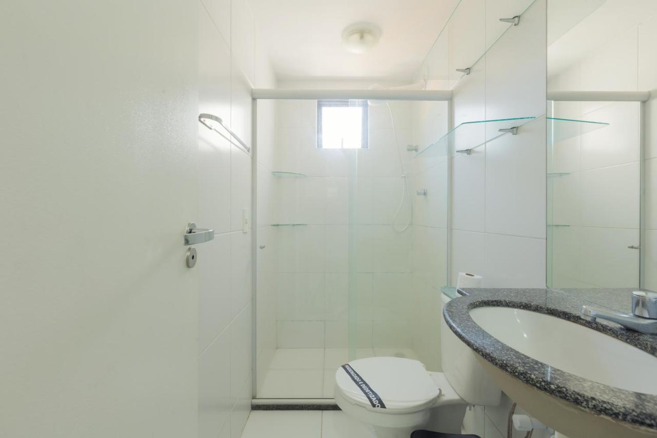 Flat quarto e sala c/ vista mar espetacular Appartamento Maceió Esterno foto