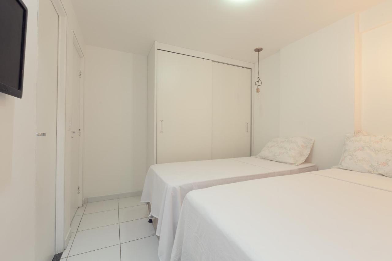 Flat quarto e sala c/ vista mar espetacular Appartamento Maceió Esterno foto